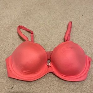 Victoria’s Secret pink lined demi bra, size 34C